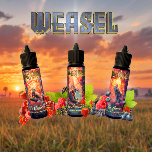 Pack de 3 Weasel e-liquide 50ml