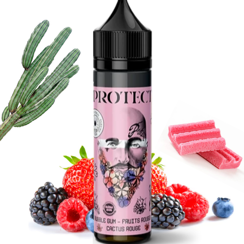 Bubble gum Fruits rouges Cactus rouge 50ml - Protect